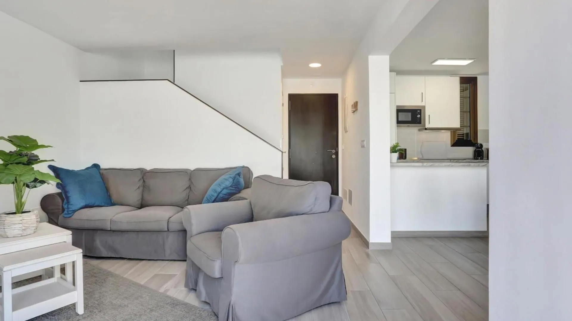 בית נופש הוילה אדחה Casa Adosada Con Piscina Climatizada, A/C, Barbacoa Y Fibra - Es-347-42